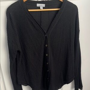 Allison Joy Black Cardigan Sweater